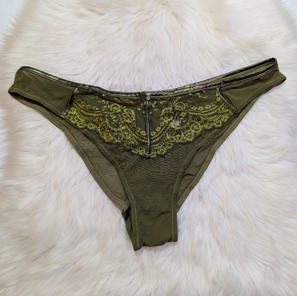 Adore Me NWT Dark Citron Brazilian Panty in Size 2X
